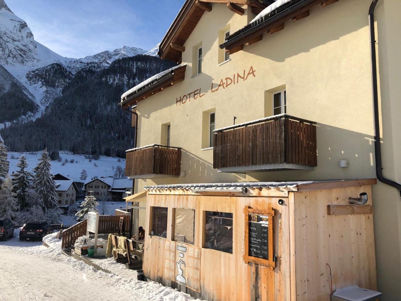 Hotel Ladina Bergün Buitenkant foto